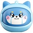 blackview kids earbuds bt60 cat design rotating charging case with emojis blue airbuds k1 bl photo