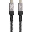 CABLEXPERT PREMIUM USB 4 TYPE-C CHARGING & DATA CABLE 40 GBPS 240W 0.5M CCBP-USB4-CMCM240-0.5M