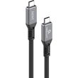 CABLEXPERT PREMIUM USB 4 TYPE-C CHARGING & DATA CABLE 40 GBPS 240W 0.3M CCBP-USB4-CMCM240-0.3M
