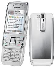 nokia e66 white steel 3g photo