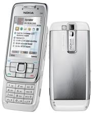 nokia e66 white steel 3g photo