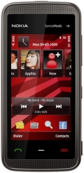 nokia 5530 xpressmusic black red photo