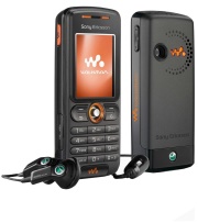 sony ericsson w200i black photo