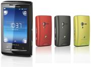 sony ericsson xperia x10 mini black lime red photo