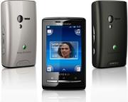 sony ericsson xperia x10 mini black with extra white cover photo