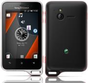 sony ericsson xperia active black orange photo