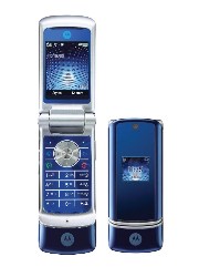 motorola krzr k1 blue photo