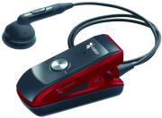 itech clip vibrate bluetooth headset red photo