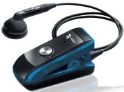 itech clip vibrate bluetooth headset blue photo
