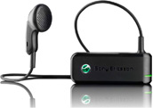 sony ericsson vh300 bluetooth headset black photo