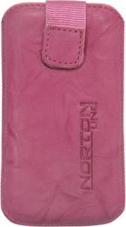leather pouche aniline case pink gia apple iphone 4 photo