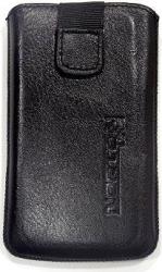 leather pouche aniline case black gia sony ericsson xperia x10 mini photo