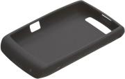 blackberry storm2 9520 skin case black plastic photo