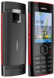 nokia x2 red on black photo