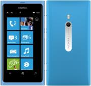 nokia lumia 800 matt cyan blue windows 7 photo