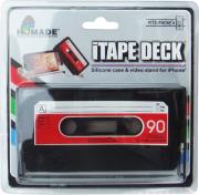 itape deck silicone case video stand for iphone 4 4s red photo