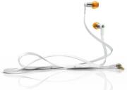 sony ericsson mh1wo livesound hi fi headset white orange photo