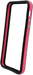 thiki perimetriki bumper apple iphone 5 roz mayro silicone photo