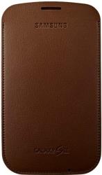 samsung efc 1g6lce pouch for galaxy s3 i9300 i9301 140x86 mm brown leather photo