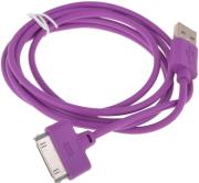usb data cable apple iphone 4 4s purple bulk photo