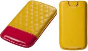 thiki leather trexta apple iphone 4 4s capi yellow pink photo
