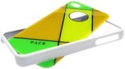 hard case bumper face apple iphone 4 4s dl style yellow green plastic photo