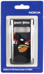 nokia faceplate cc 5004 angry birds for x7 black plastic photo