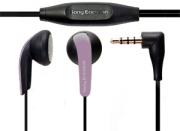 sony ericsson headset mh410 stereo black pink bulk photo