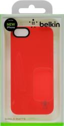 belkin f8w127vfc03 shield matte case for iphone 5 red tpu photo