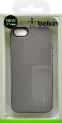 belkin f8w126vfc01 grip glam matte case for iphone 5 steel tpu photo