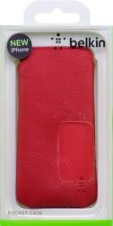 belkin f8w123vfc01 pocket case for iphone 5 red leather photo