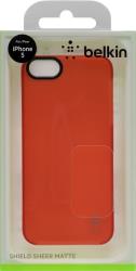 belkin f8w162vfc04 shield sheer matte case for iphone 5 red tpu photo