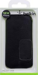 belkin f8w123vfc00 pocket case for iphone 5 black leather photo