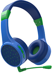 hama 184111 teens guard bluetooth children s headphones on ear volume limiter bl photo
