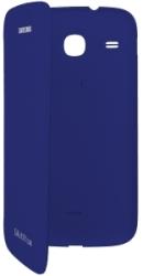 samsung flip cover ef fi826bl for galaxy core i8260 blue fabric photo