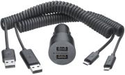 nokia car charger dc 20 dual 2x 1000mah 2x micro usb cables photo