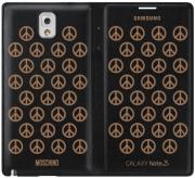 samsung flip case ef en900bg by moschino black for galaxy note 3 n9005 black gold photo
