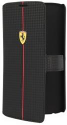 ferrari formula one carbon series book flip case for lg g flex black photo