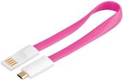 goobay 95907 magnet cable usb a plug to usb micro b plug pink photo