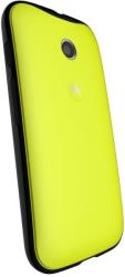 motorola grip tpu shell for moto e yellow black photo