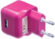 valueline vlmp11955p usb ac home charger usb a female 2100ma pink universal photo
