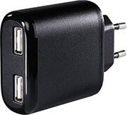 hama 173608 charger 2x usb 48 a black