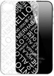 g cube a4 gpcr 4sh premium clear back shell for iphone 4 4s chat room hello series photo