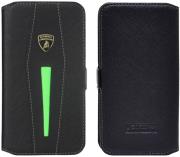 lamborghini leather book case apple iphone 6 black green tpu case 2in1 aventador d5 photo
