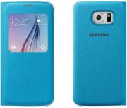 samsung s view cover fabric ef cg920bl for galaxy s6 g920 blue photo