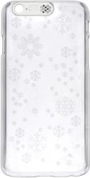 noosy faceplate flashing clear snowflake for iphone 6 clear white photo