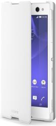 sony style cover scr15 for xperia c3 white photo