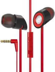 creative hitz ma350 noise isolating in ear mobile headset red photo