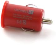 connect it ci 586 usb car charger 21a colour line red universal photo