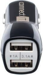 connect it ci 243 usb car charger dual 31a 1a black with micro usb cable universal photo